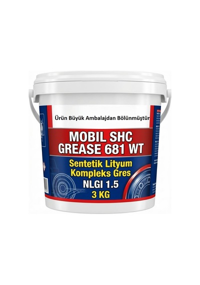 Mobil SHC Grease 681 WT Sentetik Lityum Kompleks Gres 3 KG