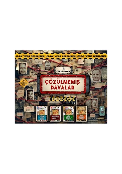 Çözülmemiş Davalar Set 01 Çok Renkli