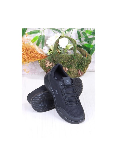 Fort 07250 Luttoon Comfort Taban Rahat Esnek Yumuşak Erkek Spor Ayakkabı Siyah