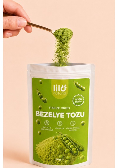 Freeze Dried Bezelye Tozu 50 G - %100 Bezelye - Dondurularak Kurutulmuş Sebze Tozu - 900926001 Diğer