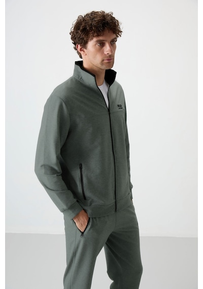 Tommy Life Troy Çağla Standart Kalıp Erkek Eşofman Takım - 85196 Yeşil