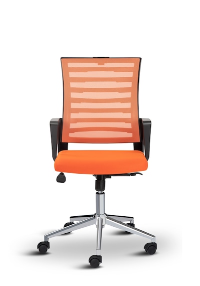 Capri Fileli Metal Ayaklı Ev Ofis Koltuğu Çalışma Koltuğu Turuncu Capri Fileli Metal Ayaklı Ev Ofis Koltuğu Çalışma Koltuğu Turuncu