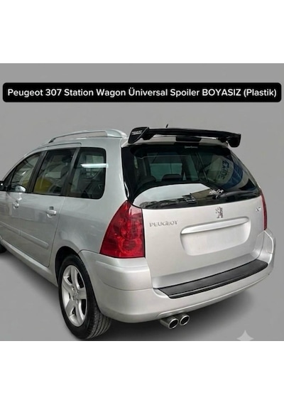 Pejo 307 Statıon Wagon Üniversal Tip Spoiler Plastik Boyasız