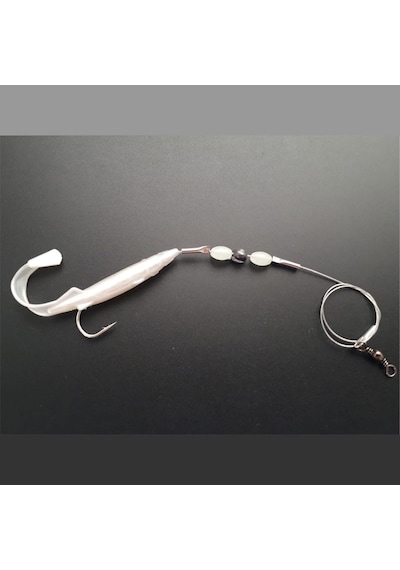 Levrek Lüfer Avcısı Çelik Telli Silikon Balık 8,5 Cm