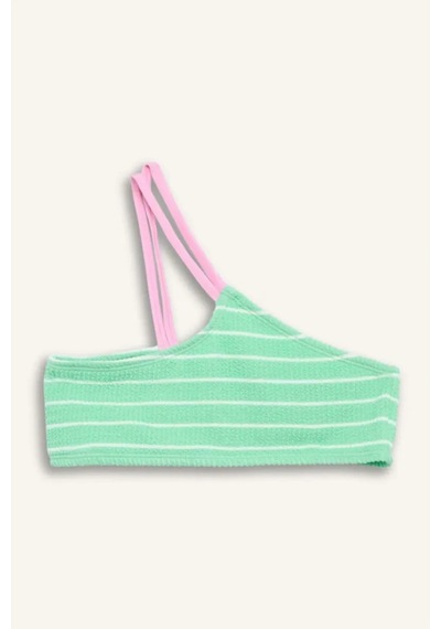 Defacto Çizgili 2li Bikini Kız Çocuk G5754a826hsgn1204 Yeşil-gn1204