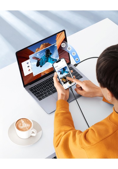 Ugreen Lightning - Usb-a Mfi Sertifikalı Apple iPhone Hızlı Şarj Kablosu, 2 M, Siyah, 80823