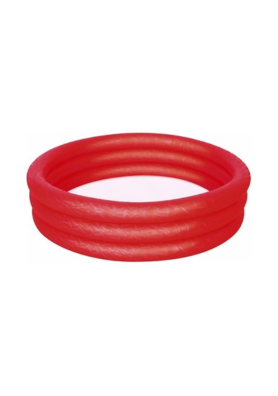 2 Yaş Üç Bölmeli Çocuk Havuzu Kırmızı 1.22 m x 25 Cm bestway