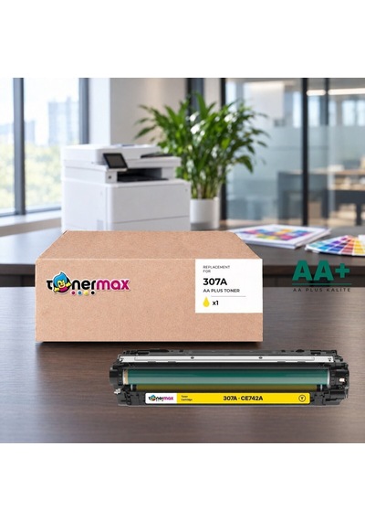 Hp 307a Ce742a Sarı Uyumlu Toner Aa Plus / Color Laserjet Cp5225 / Cp5225n / Cp5225dn