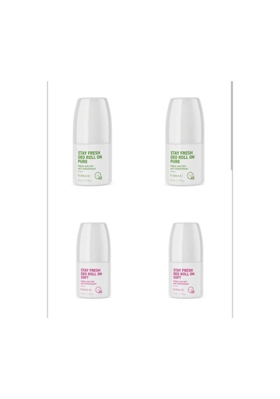 Terleme Önleyici 48 Saat Etkili Kadın Roll On Deodorant 4'lü - Soft X2 & Pure X2