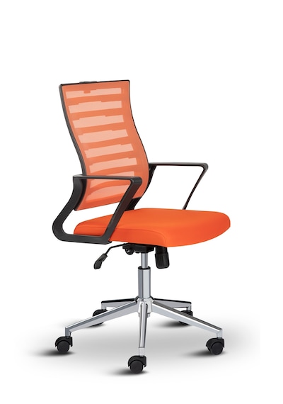 Capri Fileli Metal Ayaklı Ev Ofis Koltuğu Çalışma Koltuğu Turuncu Capri Fileli Metal Ayaklı Ev Ofis Koltuğu Çalışma Koltuğu Turuncu
