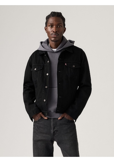 Levi's Erkek Siyah Trucker Kot Ceket - 72334-0797