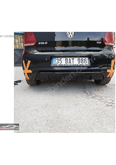 Polo 6r Arka Tampon Eki 2010-2014 Podiumgarage