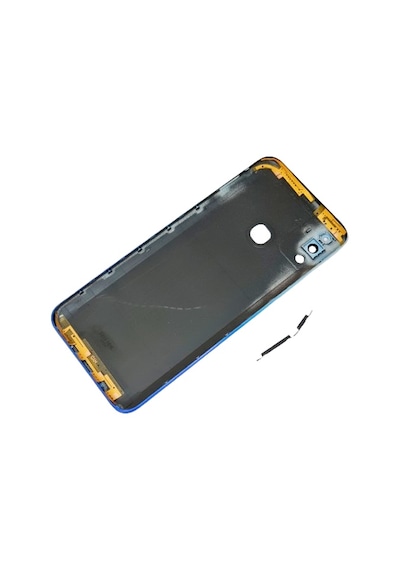Infinix Hot 11 Play Uyumlu Full Kasa Arka Kapak Batarya Kapağı - Mavi Çok Renkli