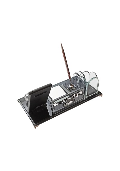Masaüstü Kristal Kalemli İsimlik Hediye Seti M530