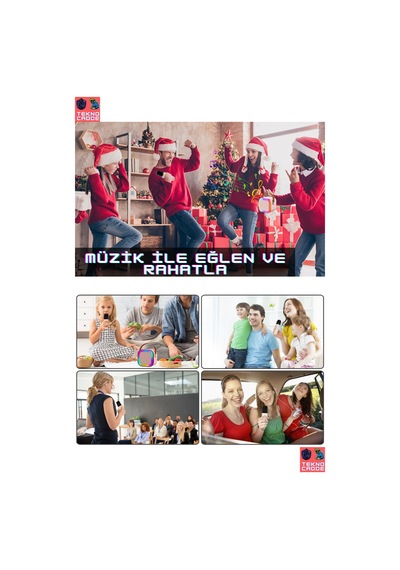 K12 Mini Aux/tf/usb/bluetooth Hoparlör Mikrofon Çocuklar İçin Karaoke Hoparlör Kit