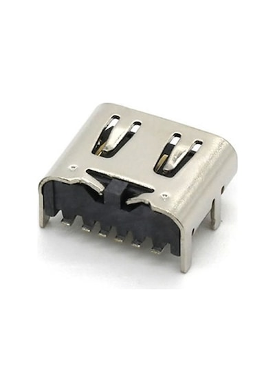 Type-c Usb Soket 6 Pin Smd Usb 3.1 Cep Telefonu Elektronik Cihaz Usb Port Konnektör Şarj Soketi Dişi