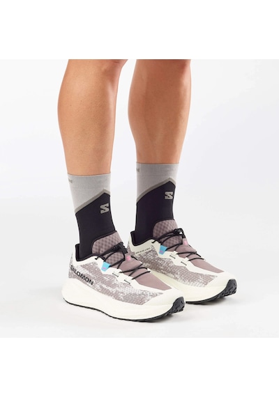 Salomon Aero Glıde 4 Grvl Erk Vanilla Ice/black/ıron Koşu/fıtness Ayakkabı L49174900 Gri