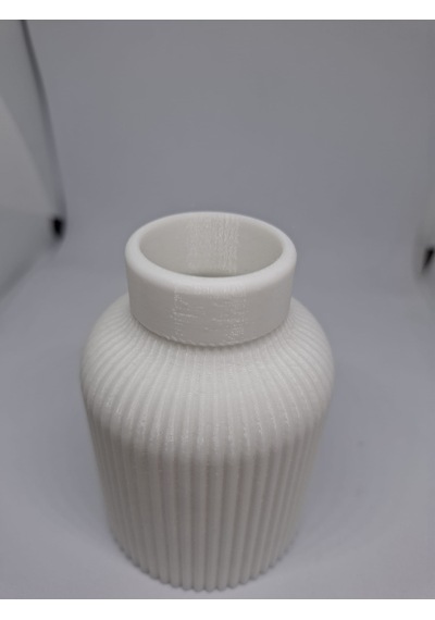 Dekoratif Mini Bohem Vazo- 5 Cm Beyaz