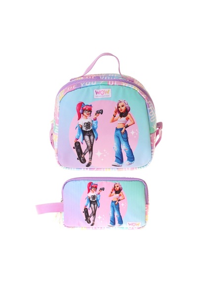 Wow Generation Kız Çocuk Be You Yeşil - Mor Thermo Beslenme Çantası Ve Kalemlik Seti - Setwg-w6086