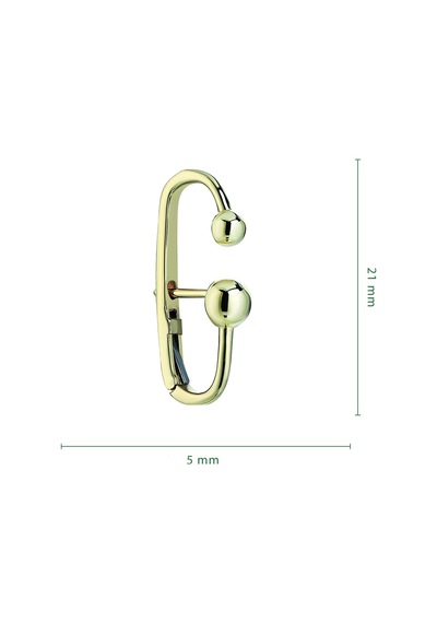 Reis Kuyumculuk T13025 No Stress Earcing Altın Küpe