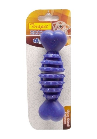 Kardelen Plastik Halter Dikenli Dev Kemik 18 Cm Mavi Mavi