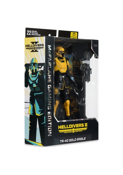 Mcfarlane Toys T4-40 Gold Eagle Helldivers Iı 18 Cm Figür Gaming Edition