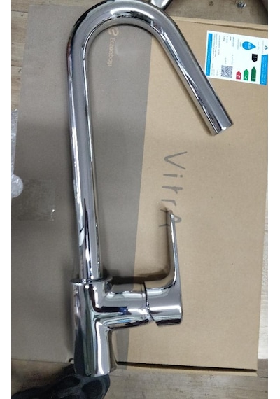 VitrA Root Round A42742 Krom Mutfak Bataryası (A42742EXPS)