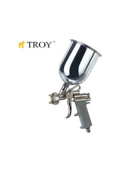 Troy 18670 Üstten Alüminyum Boya Tabancası 1.5Mm 600 ML Hazneli