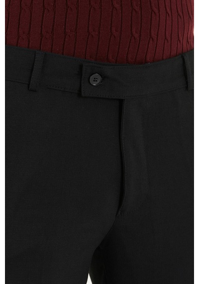 Buratti Normal Bel Regular Fit Düz Paça Pantolon Erkek Pantolon 6843702 Siyah