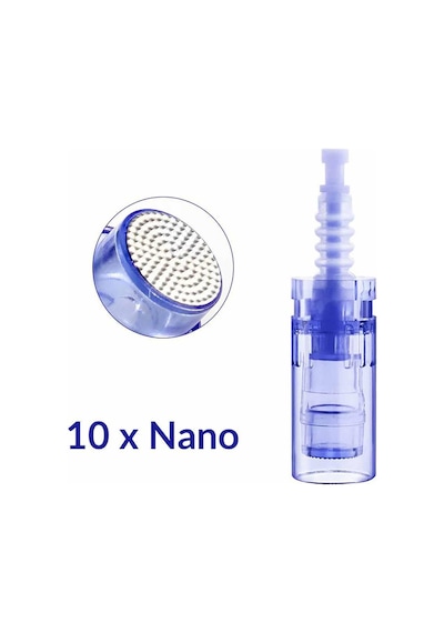ADANİL DR. PEN NANO ROUND DERMAPEN İĞNESİ ORİJİNAL DERMAPEN İĞNE KARTUŞU SOKETLİ 10 ADET