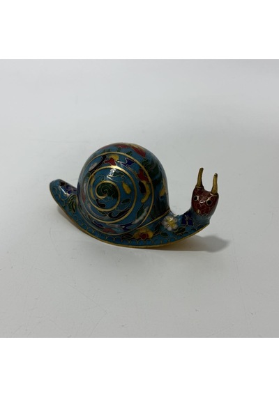 Antika Cloisonne Salyangoz Biblo 9x4cm 127