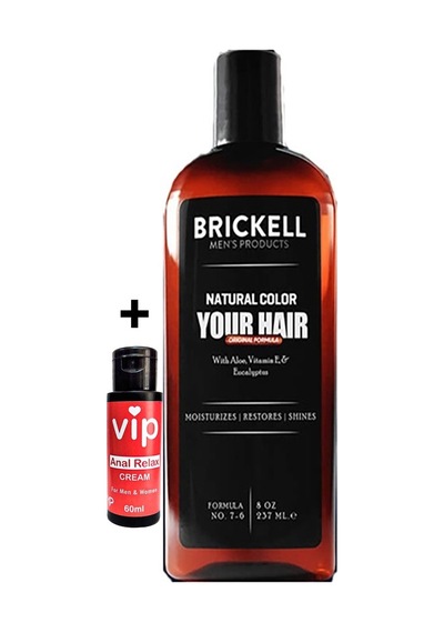 Brickell Saçsakal Beyazlıkgiderici 237 Ml Erkeklere Özel Şampuan + Vip Analrahatlatıcı Krem
