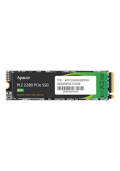 Apacer AP512GAS2280P4X-1 512 GB M.2 PCIe NVMe Gen3 SSD