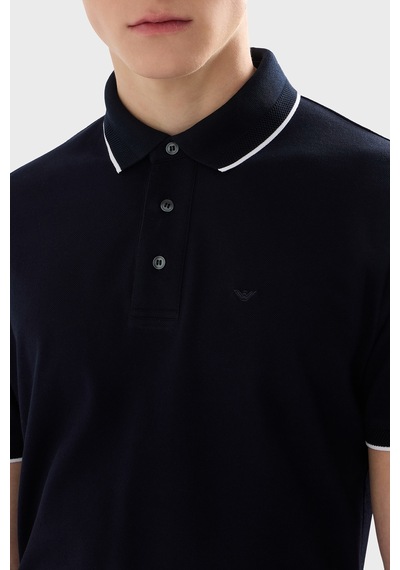 Emporio Armani Erkek Polo Yaka T Shirt Em000858 Af12955 Ub118 Lacivert Lacivert