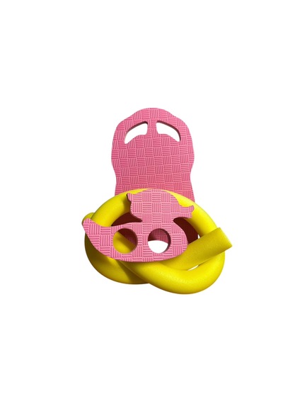 Yüzme Tahtas 3 Lü Set Tahta Açık Pembe Koyu Pembe Makarna Sarı Çok Renkli