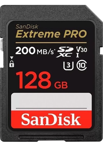 Sandisk Extreme Pro 128gb 200mb/s Sdxc Hafıza Kart -