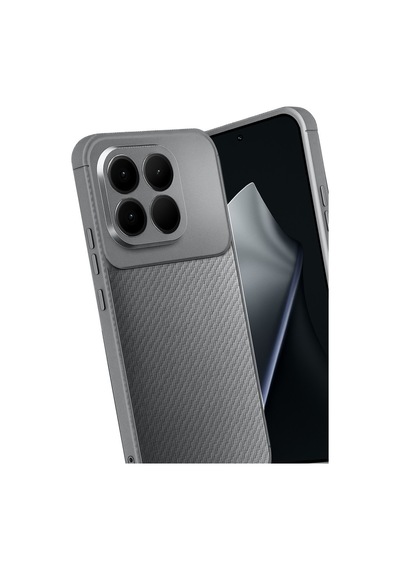 Xiaomi Mi 15t Uyumlu Auto Focus Karbon Kapak - Gri