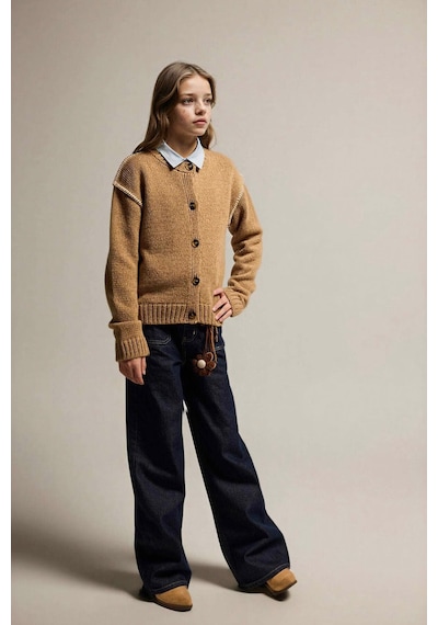 Defacto Wide Leg Geniş Paça Jean Pantolon Kız Çocuk G6966A826SP