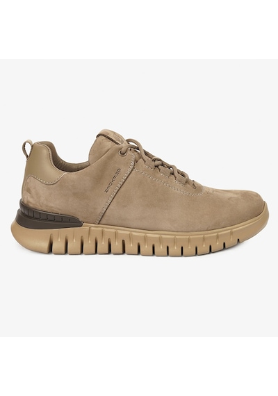 Greyder 17632 Erkek Vizon Hakiki Deri Sneaker Ayakkabı Vizon