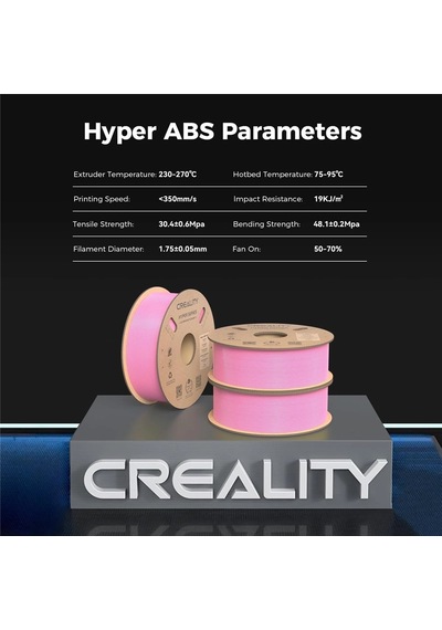 Creality Hyper Abs Pembe Filament 1.75mm 1000gr - Urhanshop Yetkili Satış