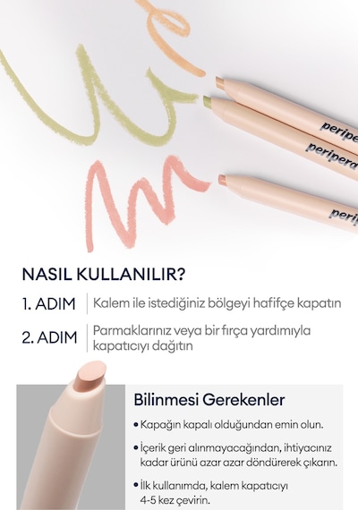 Peripera Mood Fit Pencil Concealer 001Cover Salmon