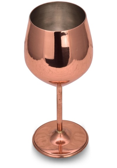 Cobper Premium Collection Şahım Gall Bakır Şarap Kadehi 500ml 2'li Set