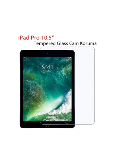 Apple Uyumlu iPad  Pro 10.5" Tempered Glass Cam Koruma