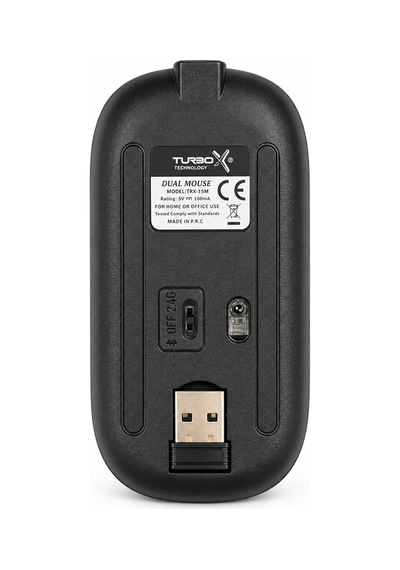 Turbox Trx-15m Dual Mouse Wireless+bluettoth Siyah Rgb Optik Mouse Wıreless Mouse