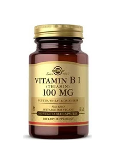Solgar Vitamin B1 Thiamin 100 Mg