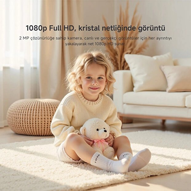 Xiaomi Smart Camera C201 Full HD 1080p Akıllı Güvenlik Kamerası (Xiaomi Türkiye Garantili)
