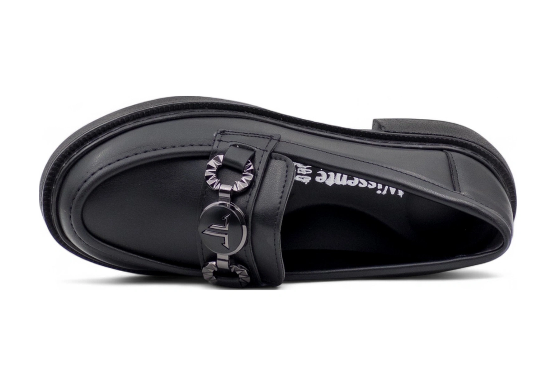 Wıssente 1823 Toka Detaylı Kadın Loafer Siyah
