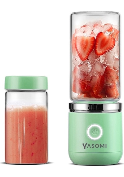 Yasomi GN-A04 Kablosuz Şarjlı Cam Smoothie El Blenderi