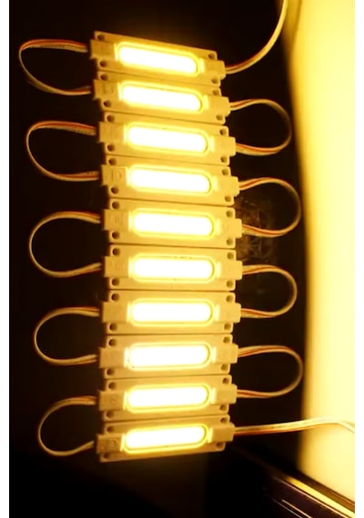 12 Volt 2 Watt Cob Led Modül Gün Işığı 10 Adet