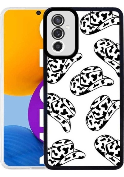 Galaxy M52 Kılıf Zore M-fit Desenli Kapak Hat No5